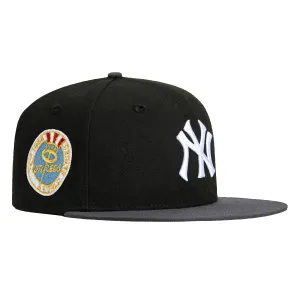 New Era 59Fifty New York Yankees 1962 World Series Patch Hat - Black. Graphite