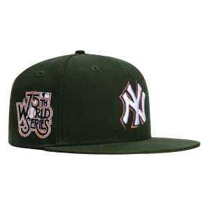 New Era 59Fifty New York Yankees 1978 World Series Patch Hat - Green. White. Metallic Copper