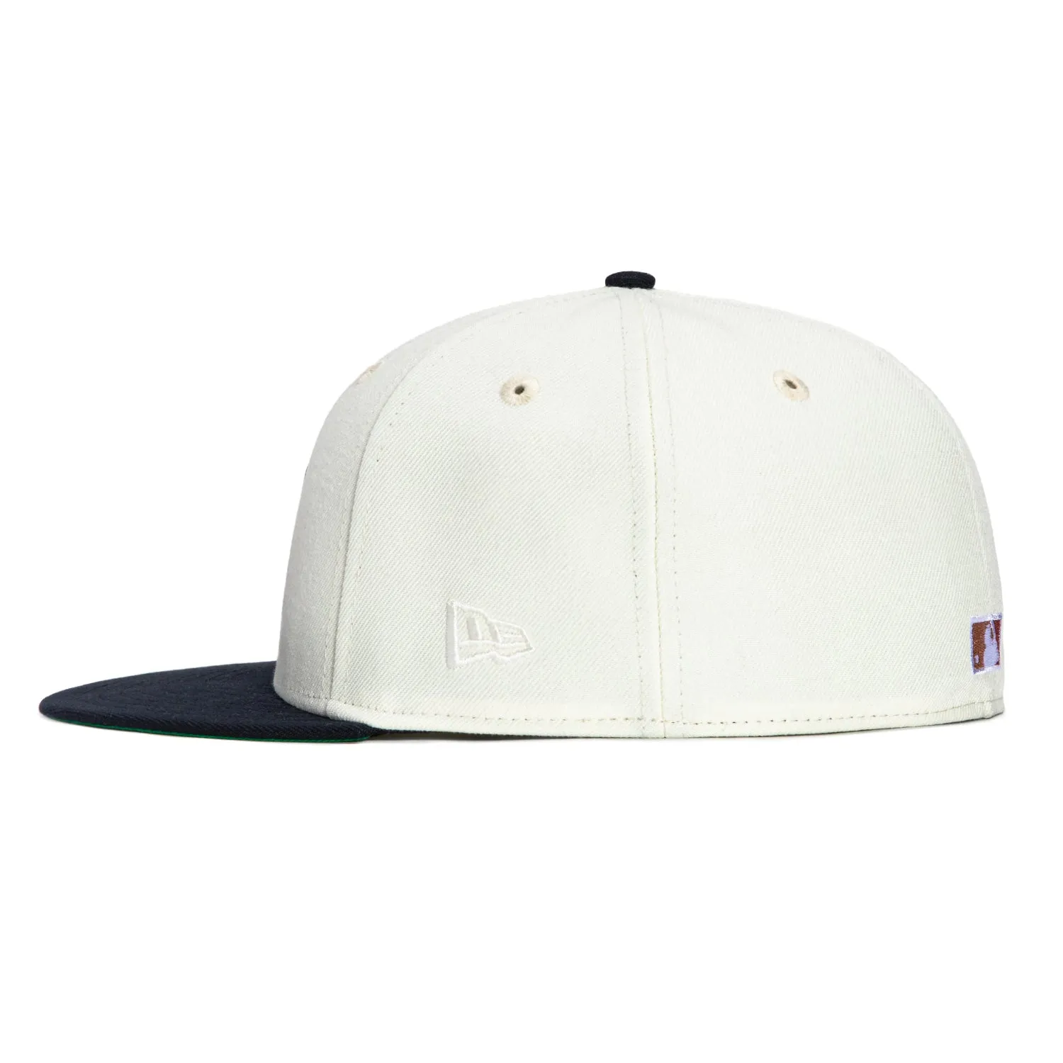 New Era 59Fifty New York Yankees 1996 World Series Patch Hat - White. Navy. Metallic Copper. Green