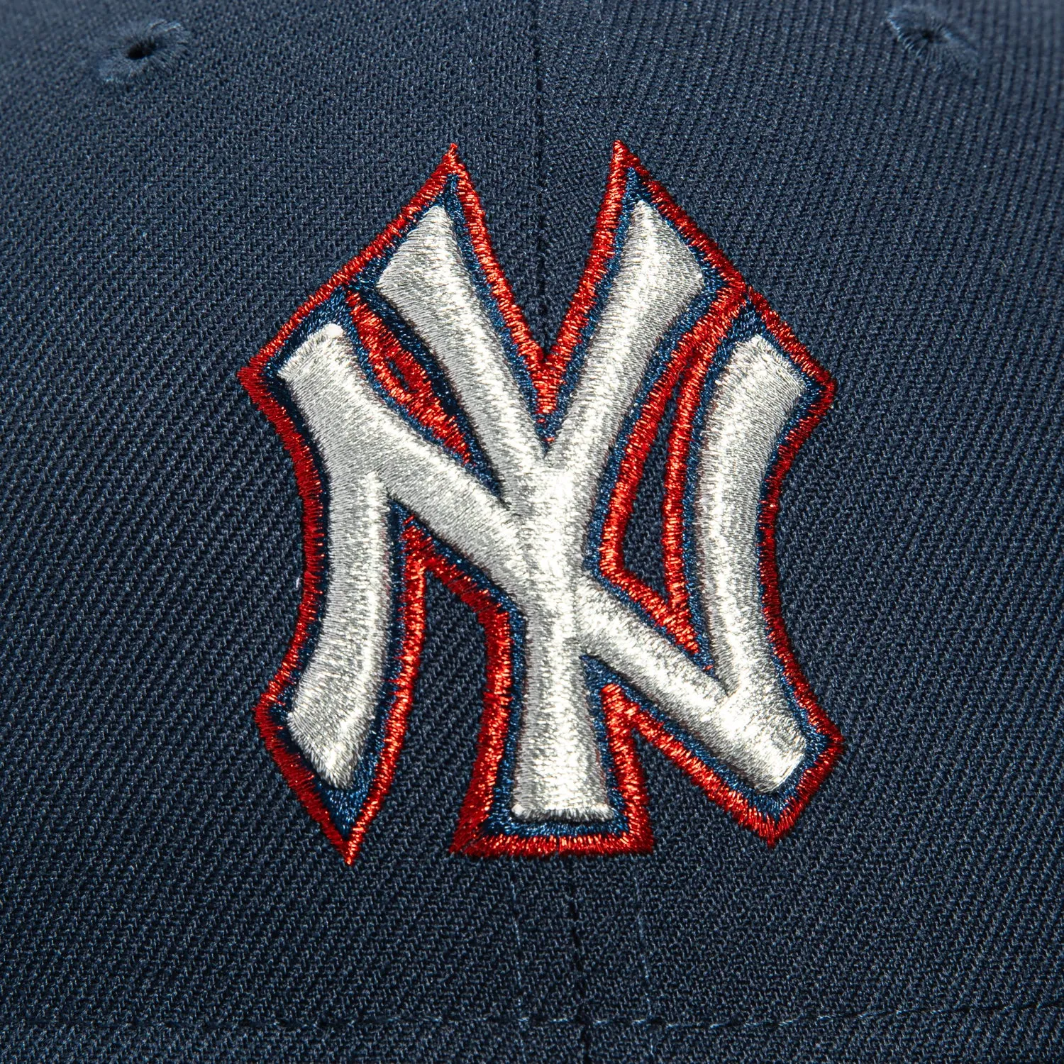 New Era 59Fifty New York Yankees 1999 World Series Patch Hat - Navy, Graphite, Red