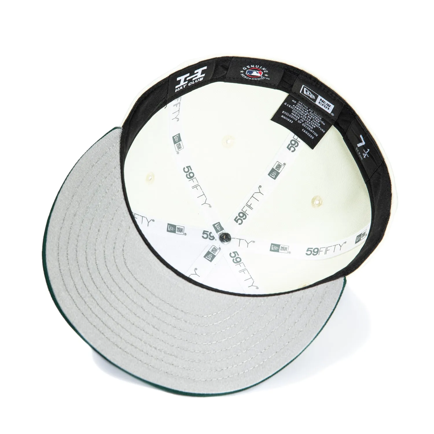 New Era 59Fifty New York Yankees Rose Hat - White. Green