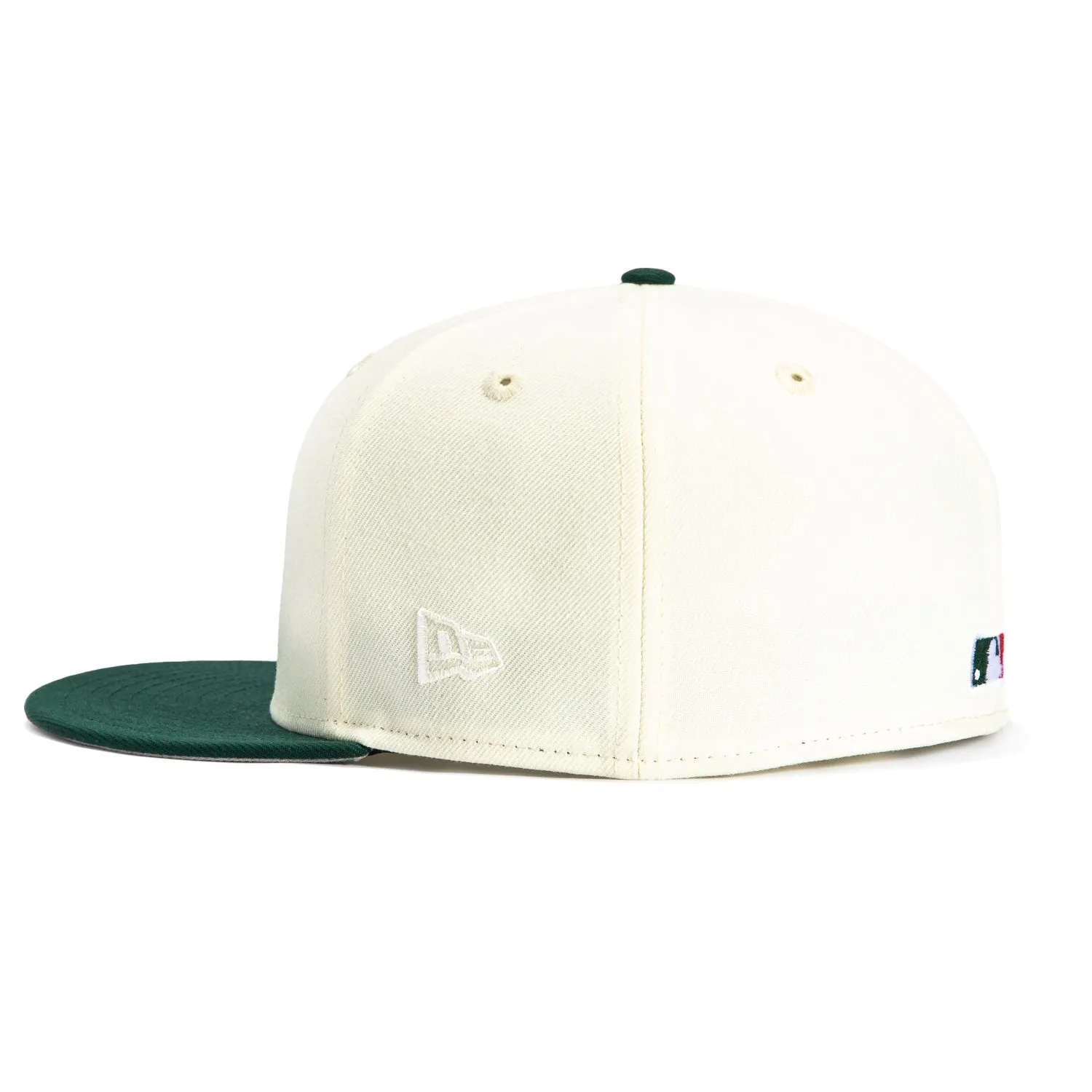 New Era 59Fifty New York Yankees Rose Hat - White. Green