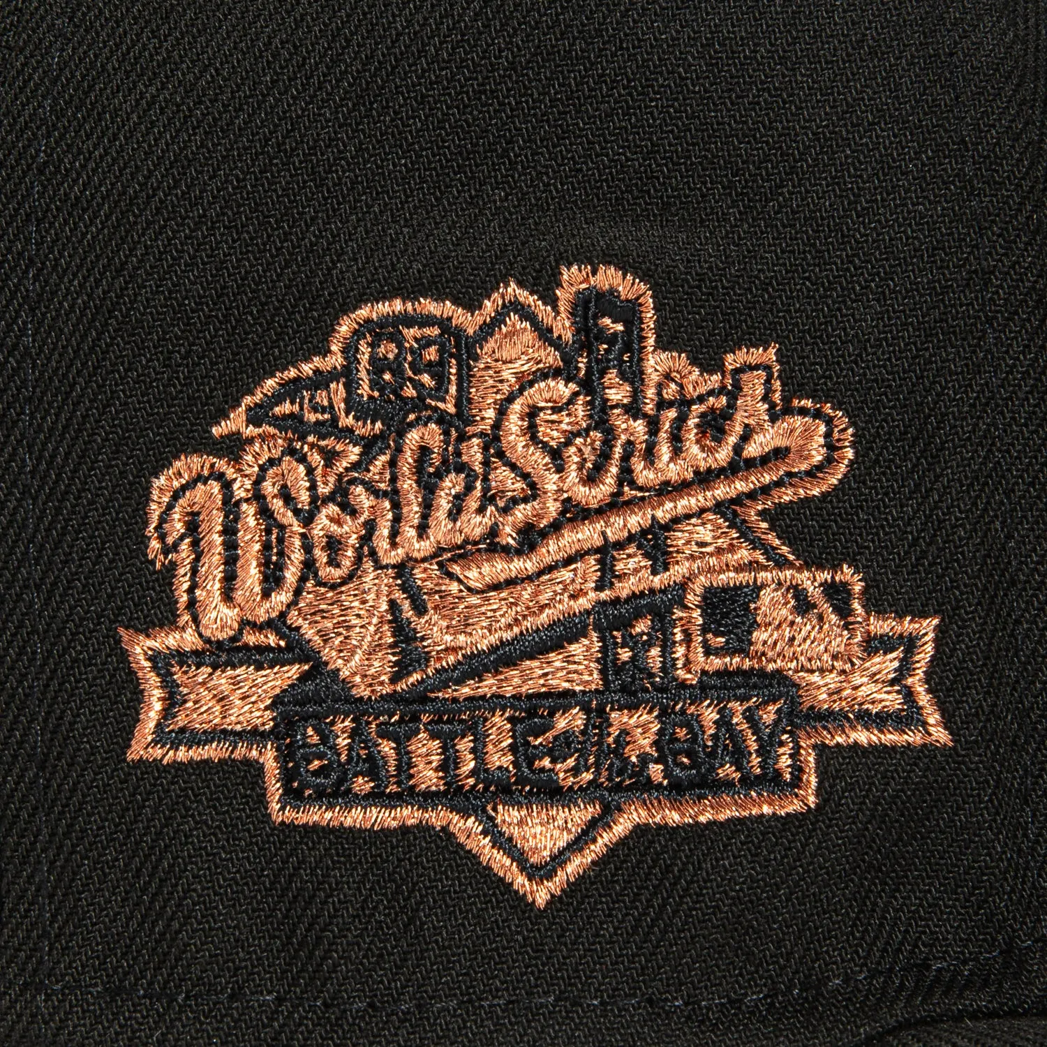 New Era 59Fifty Oakland Athletics Battle of the Bay Patch Hat - Black. Metallic Copper