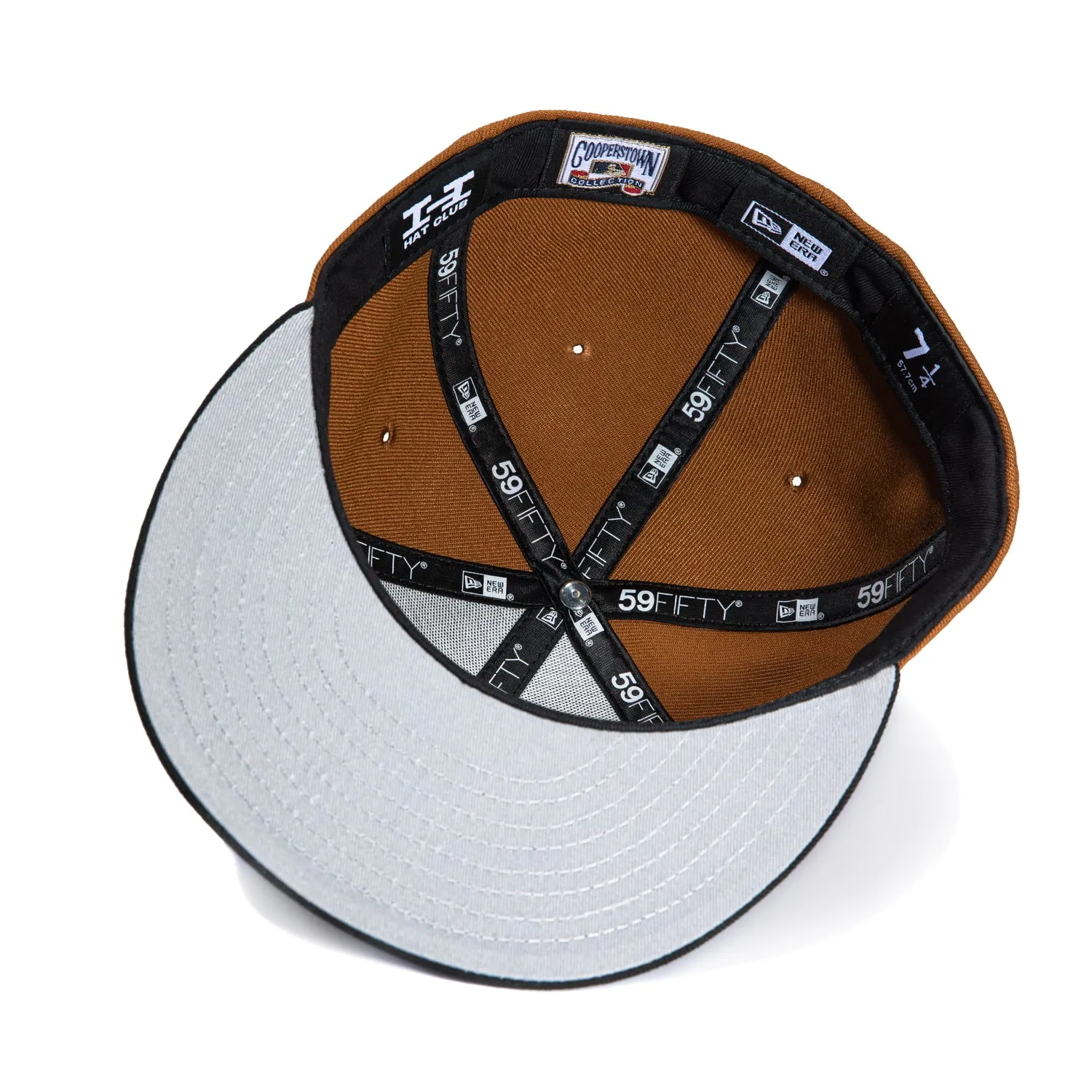 New Era 59Fifty Oakland Athletics Battle of the Bay Patch Script Hat - Khaki. Black