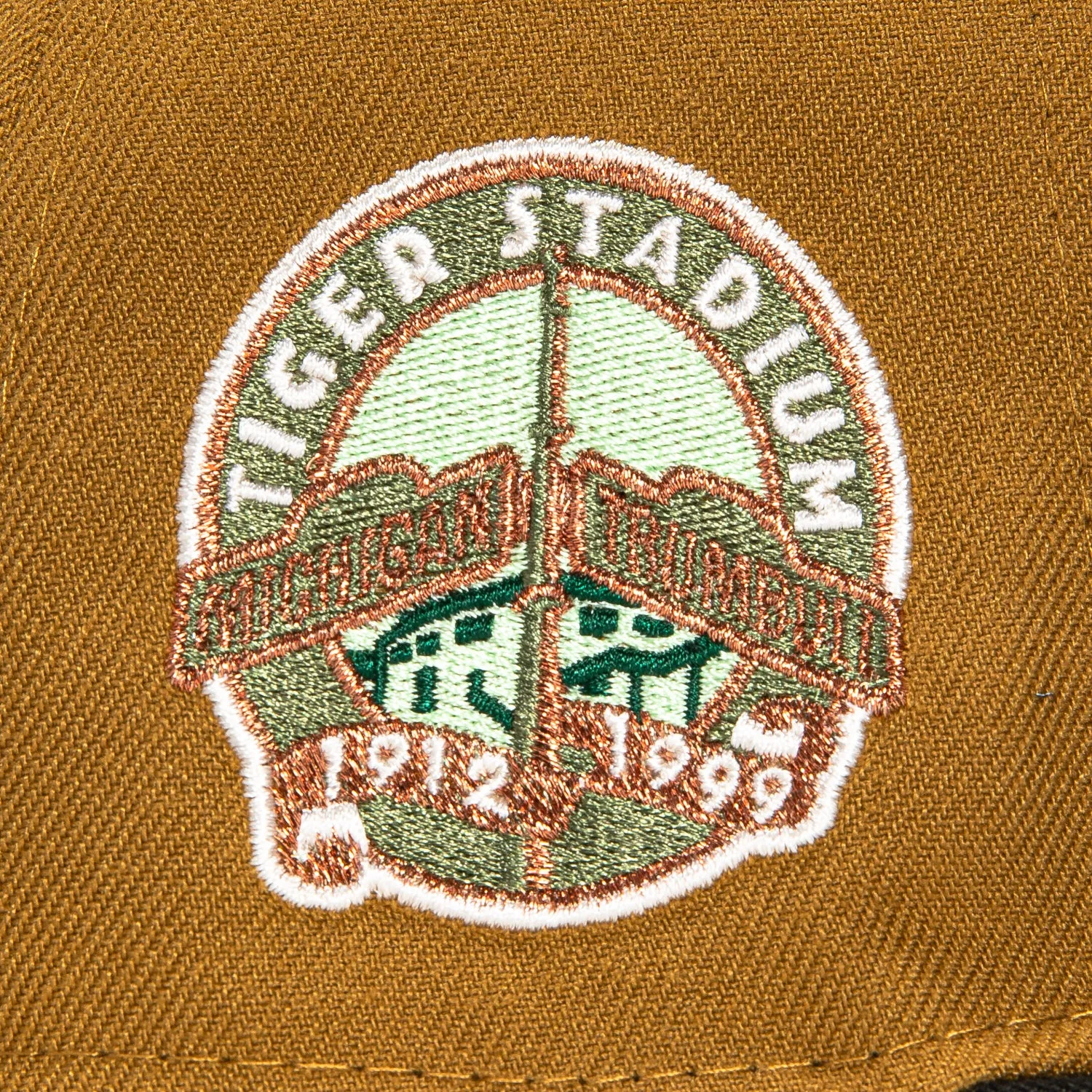 New Era 59Fifty Old Gold Detroit Tigers Stadium Patch Hat - Gold, Black