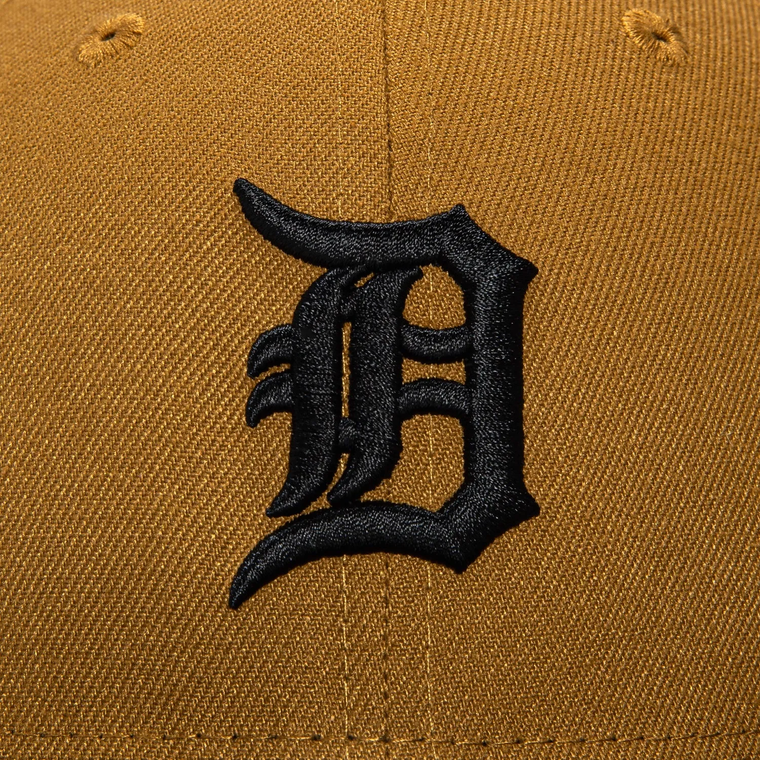 New Era 59Fifty Old Gold Detroit Tigers Stadium Patch Hat - Gold, Black