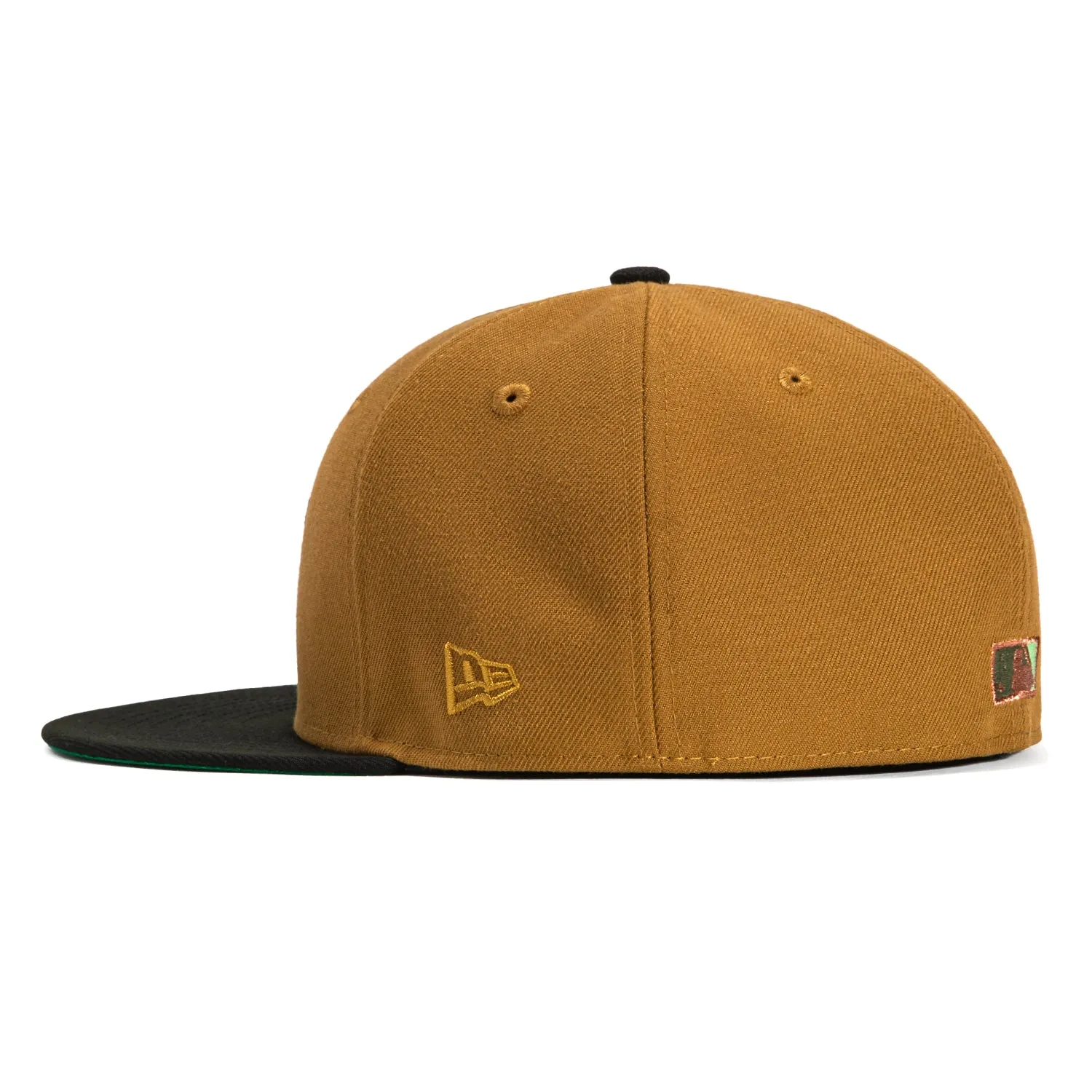 New Era 59Fifty Old Gold San Francisco Giants 25th Anniversary Patch Hat - Gold, Black