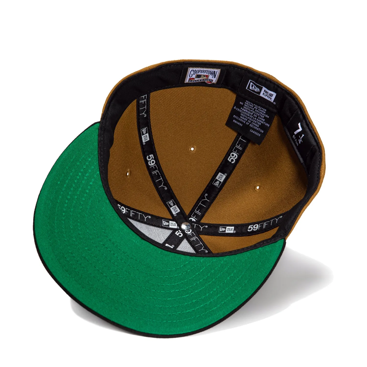 New Era 59Fifty Old Gold San Francisco Giants 25th Anniversary Patch Hat - Gold, Black