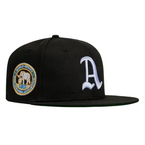 New Era 59Fifty Philadelphia Athletics 1911 World Series Patch Hat - Black. White