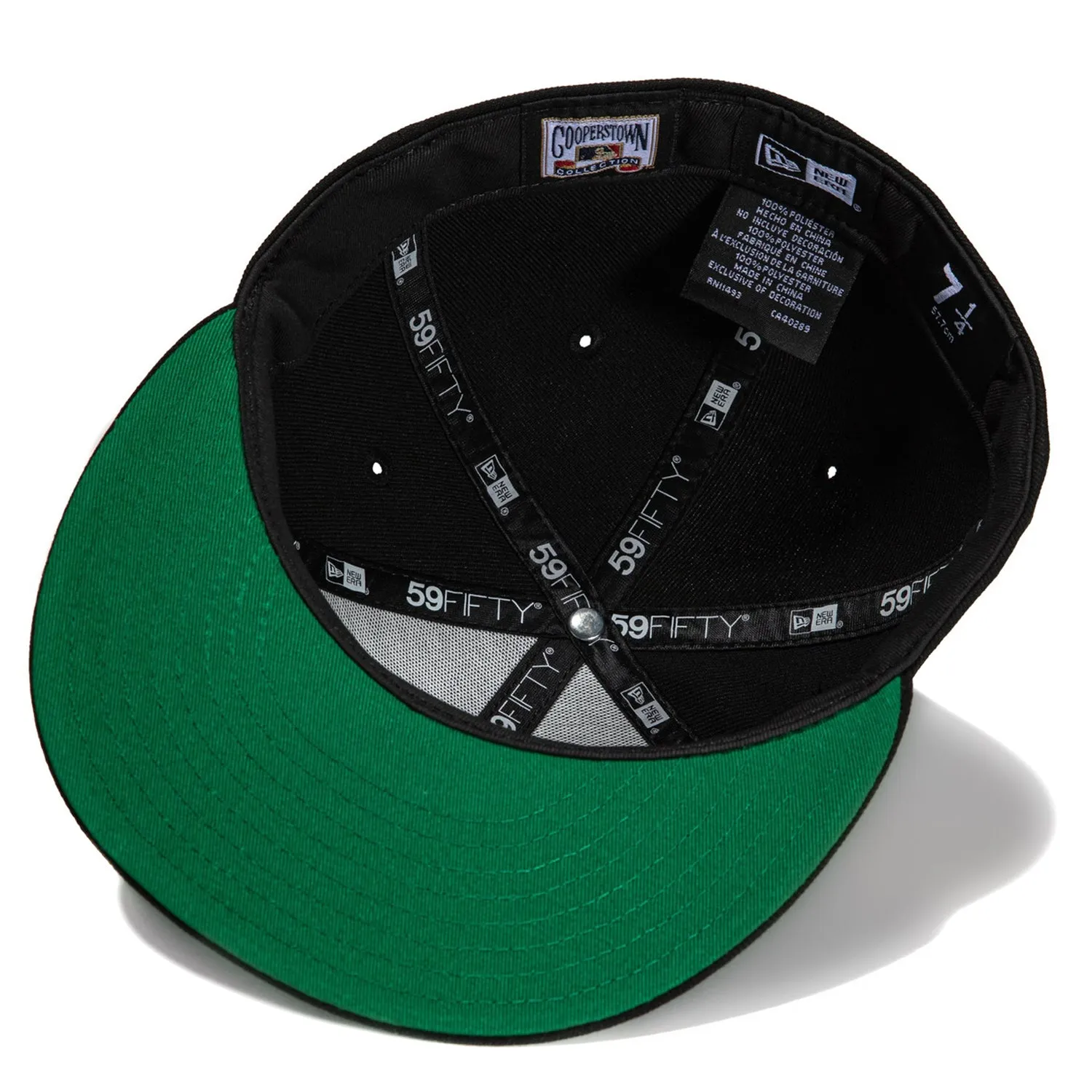 New Era 59Fifty Philadelphia Athletics 1911 World Series Patch Hat - Black. White