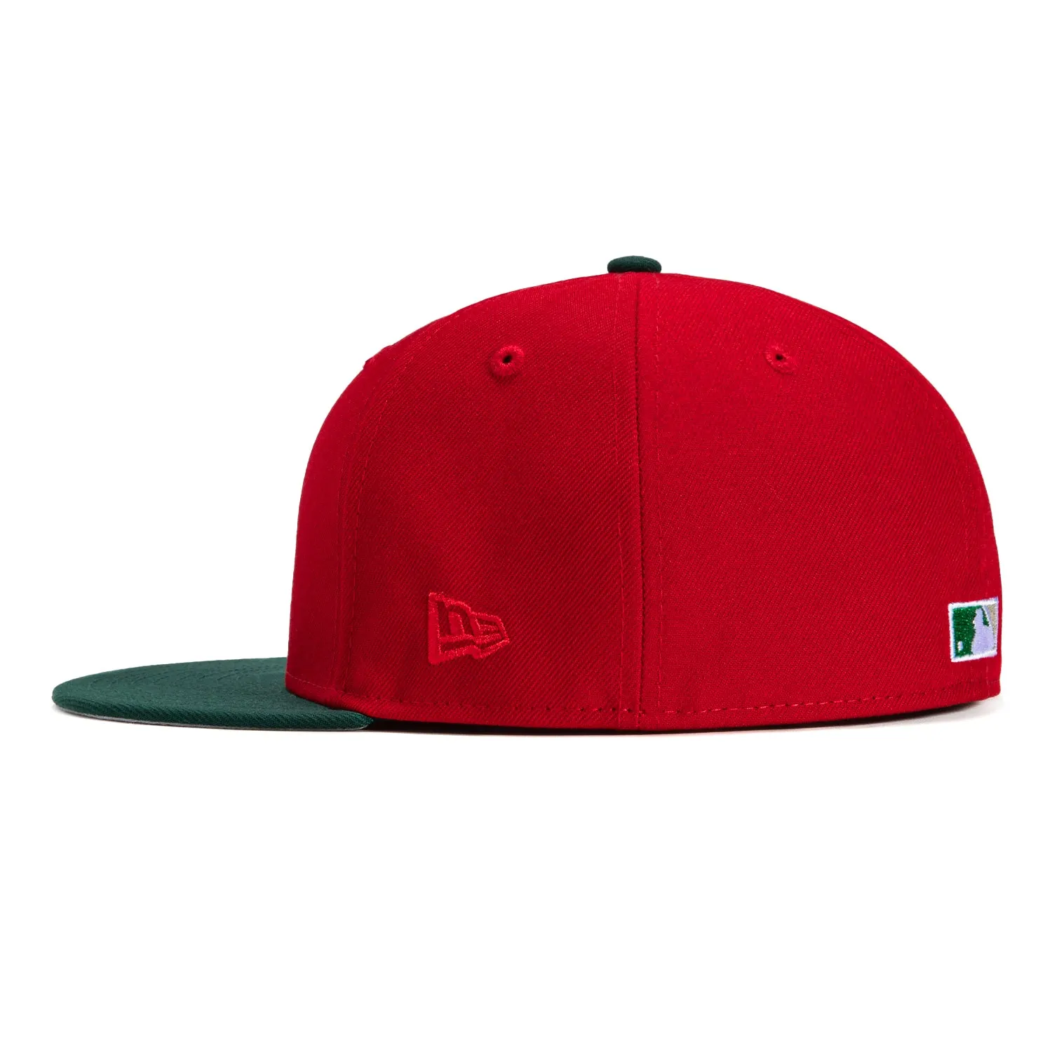 New Era 59Fifty Philadelphia Athletics 1913 World Series Patch Hat - Red, Green