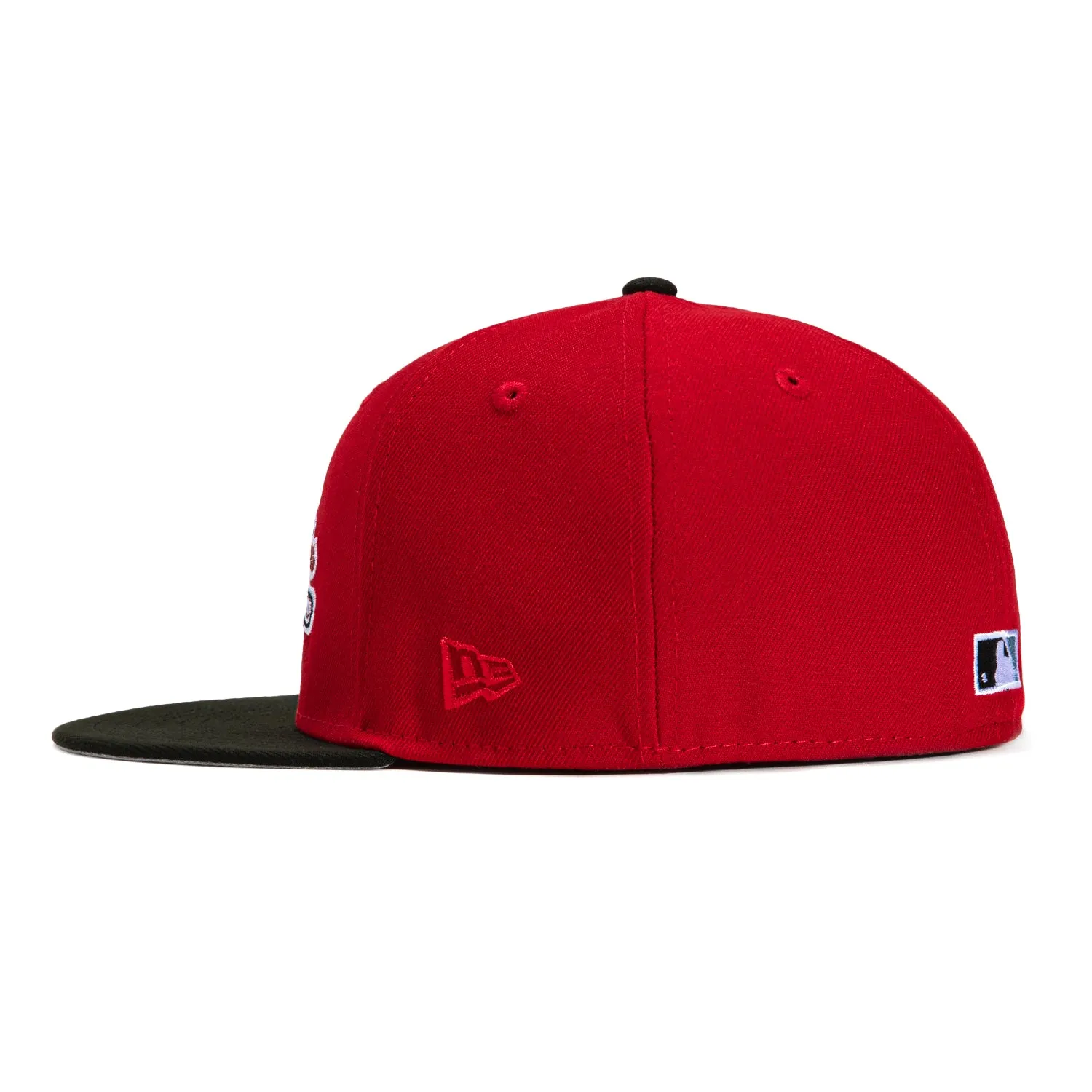 New Era 59Fifty Philadelphia Phillies 1950 Logo Patch Script Hat - Red. Black