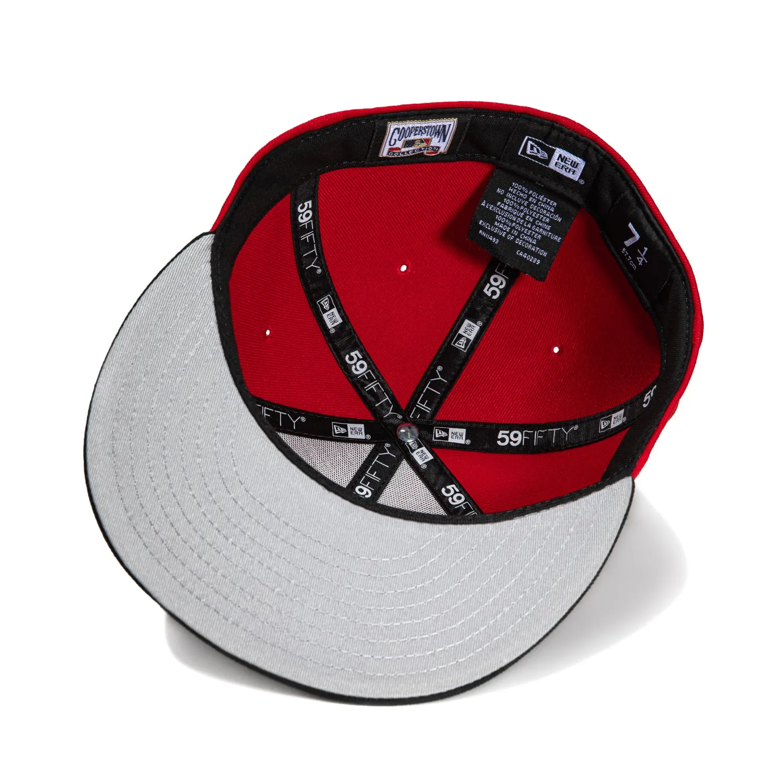 New Era 59Fifty Philadelphia Phillies 1950 Logo Patch Script Hat - Red, Black