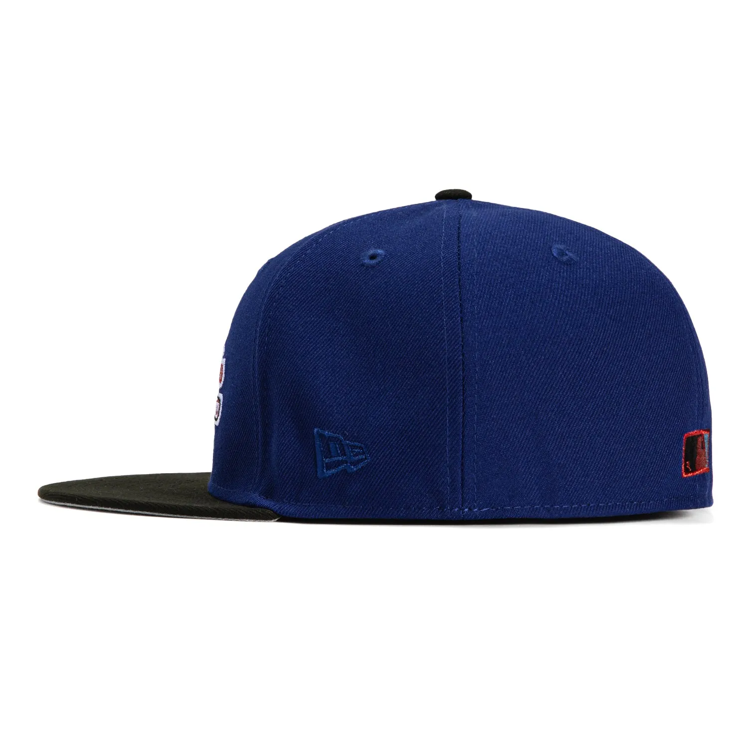 New Era 59Fifty Philadelphia Phillies 1950 Logo Patch Script Hat - Royal. Black