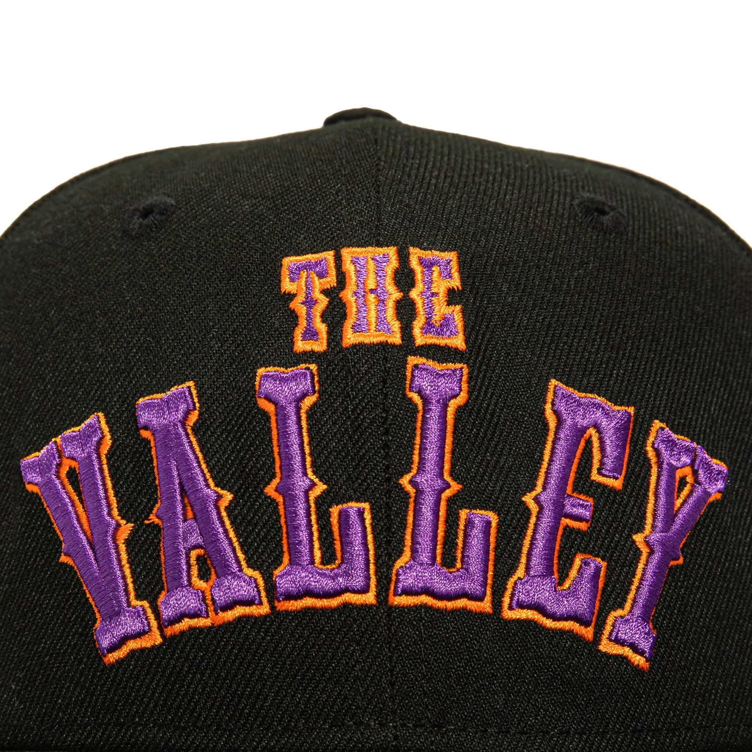 New Era 59Fifty Phoenix Suns City Edition Logo Patch The Valley Hat - Black, Purple, Orange