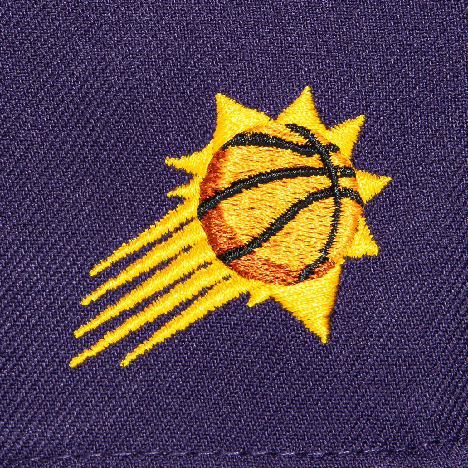 New Era 59Fifty Phoenix Suns Logo Patch Alternate City Edition Hat - Purple. Black