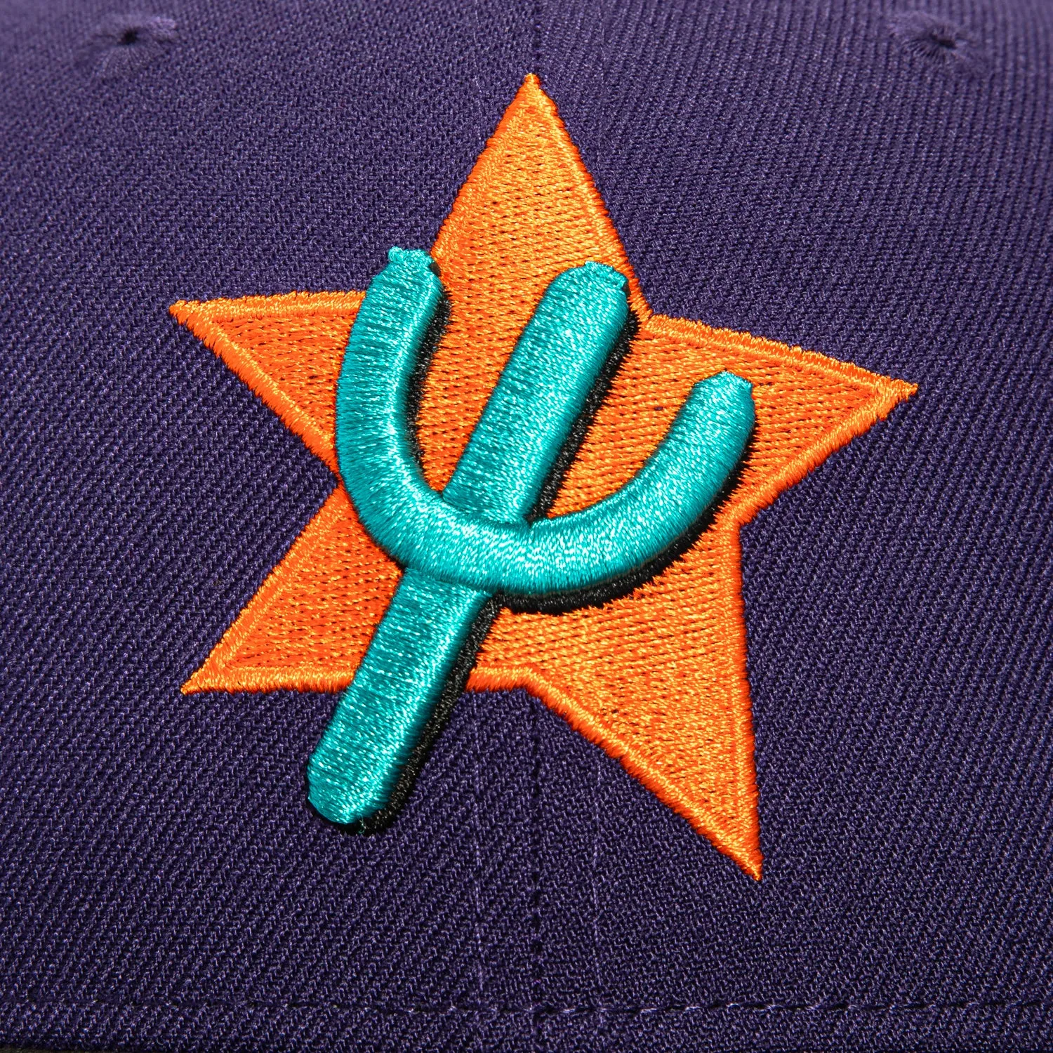 New Era 59Fifty Phoenix Suns Logo Patch Alternate City Edition Hat - Purple. Black