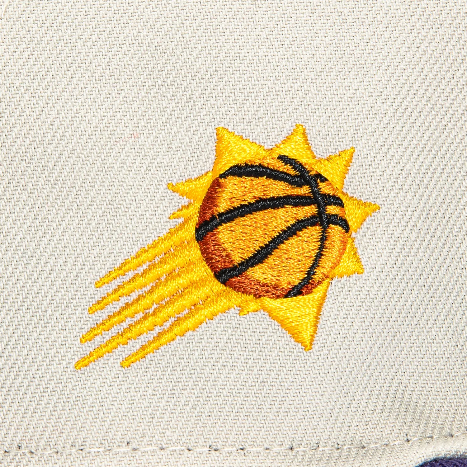 New Era 59Fifty Phoenix Suns Logo Patch Alternate City Edition Hat - Stone, Purple