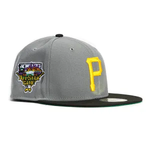 New Era 59Fifty Pittsburgh Pirates 2006 All Star Game Patch Hat - Graphite, Black, Gold