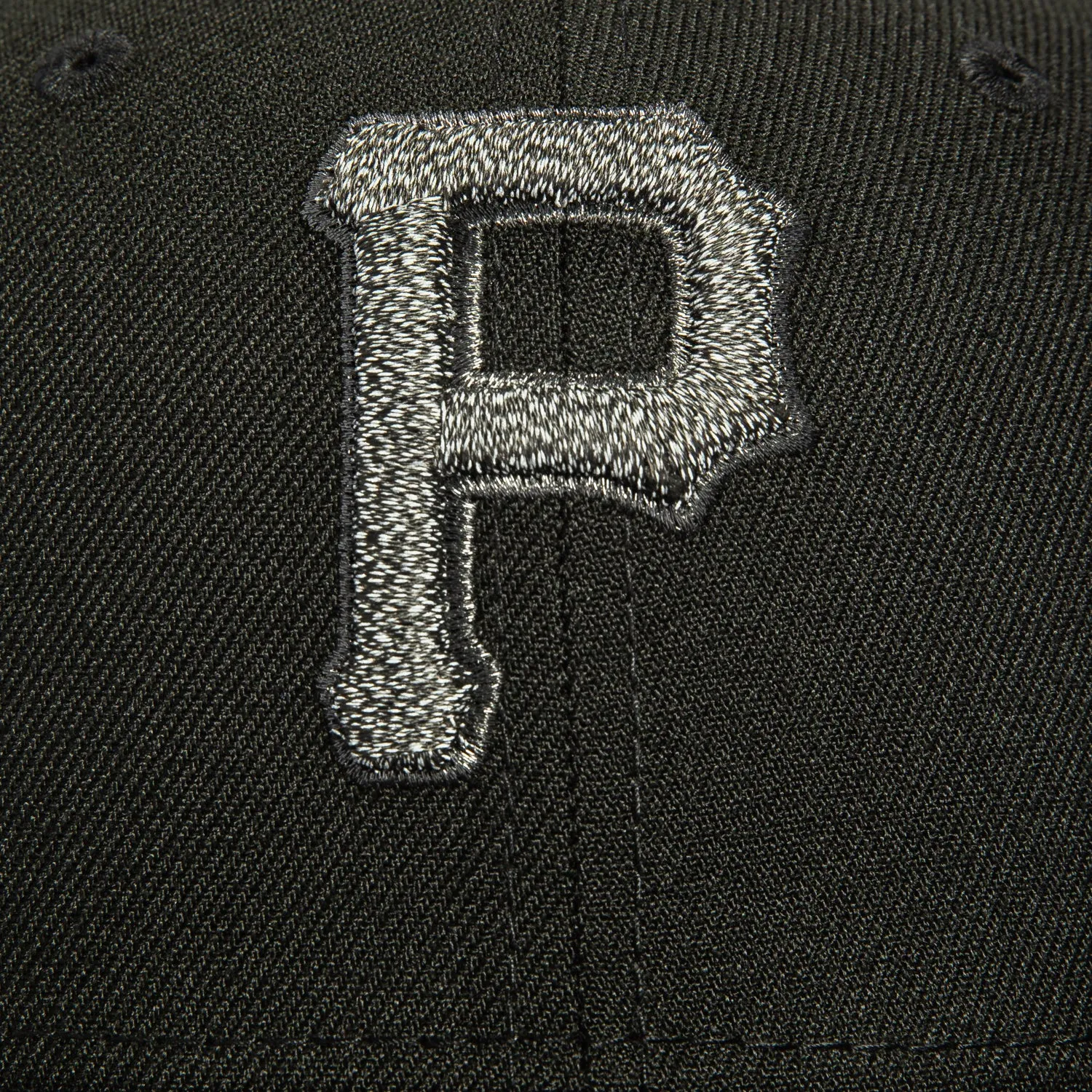 New Era 59Fifty Reflective Pittsburgh Pirates Three Rivers Stadium Patch Hat - Black. Graphite