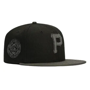 New Era 59Fifty Reflective Pittsburgh Pirates Three Rivers Stadium Patch Hat - Black, Graphite