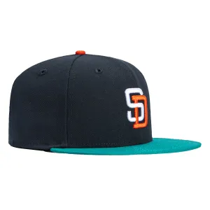 New Era 59Fifty San Diego Padres Hat - Navy, Teal, Orange