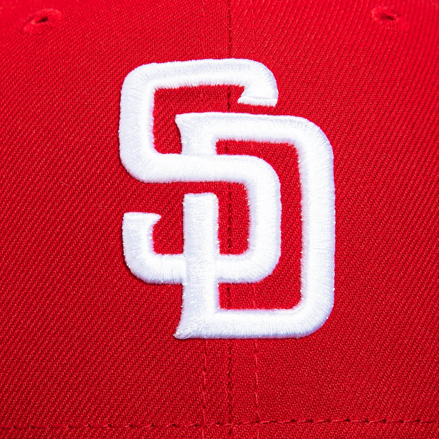 New Era 59Fifty San Diego Padres Hat - Red. Black. White