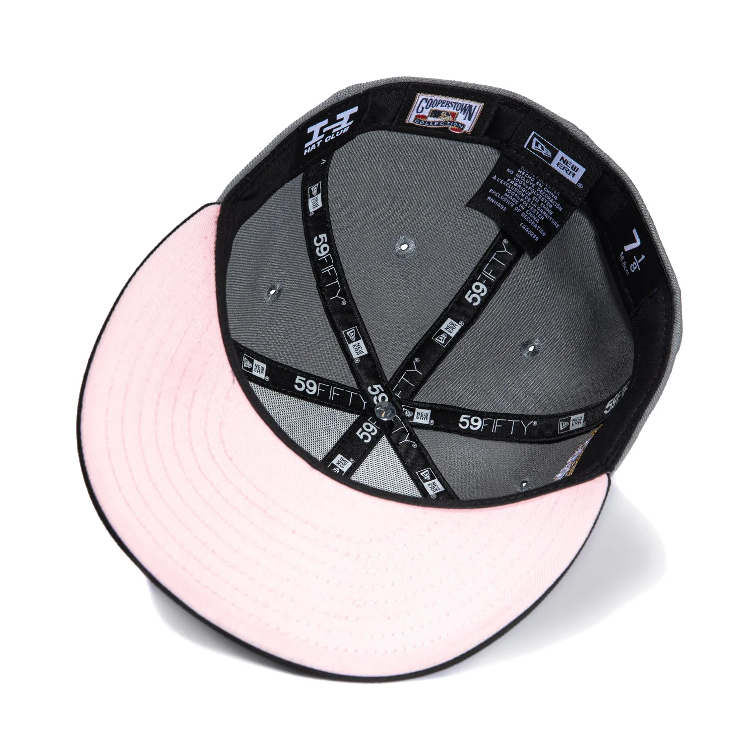 New Era 59Fifty San Francisco Giants 1984 All Star Game Patch Hat - Storm Grey. Black
