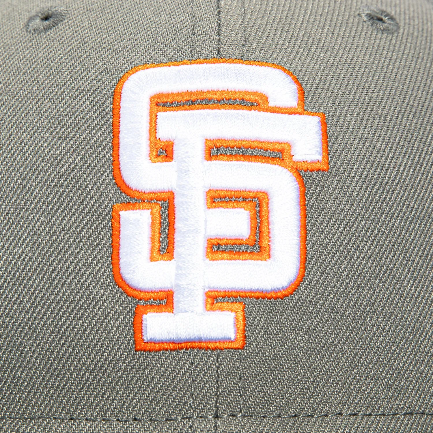 New Era 59Fifty San Francisco Giants 1984 All Star Game Patch Hat - Storm Grey. Black