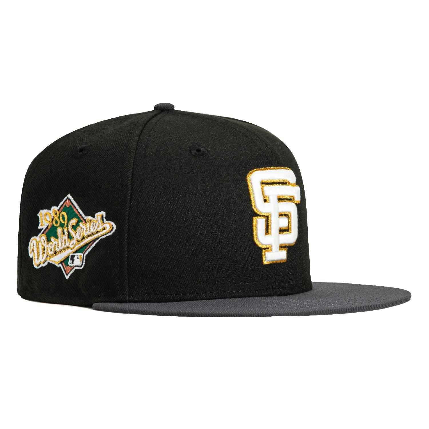New Era 59Fifty San Francisco Giants 1989 All Star Game Patch Hat - Black. Graphite