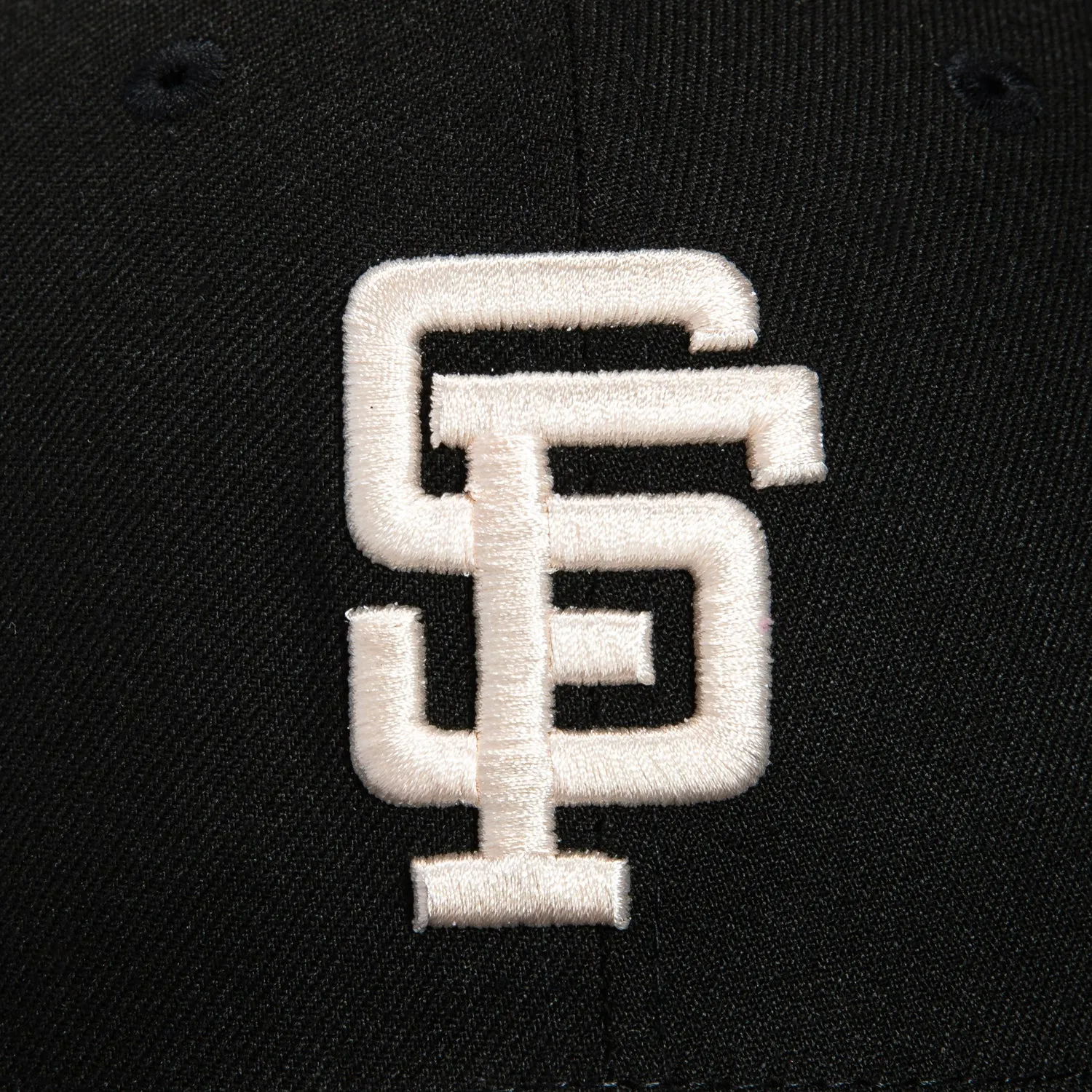 New Era 59Fifty San Francisco Giants 1989 World Series Patch Hat - Black. Brown