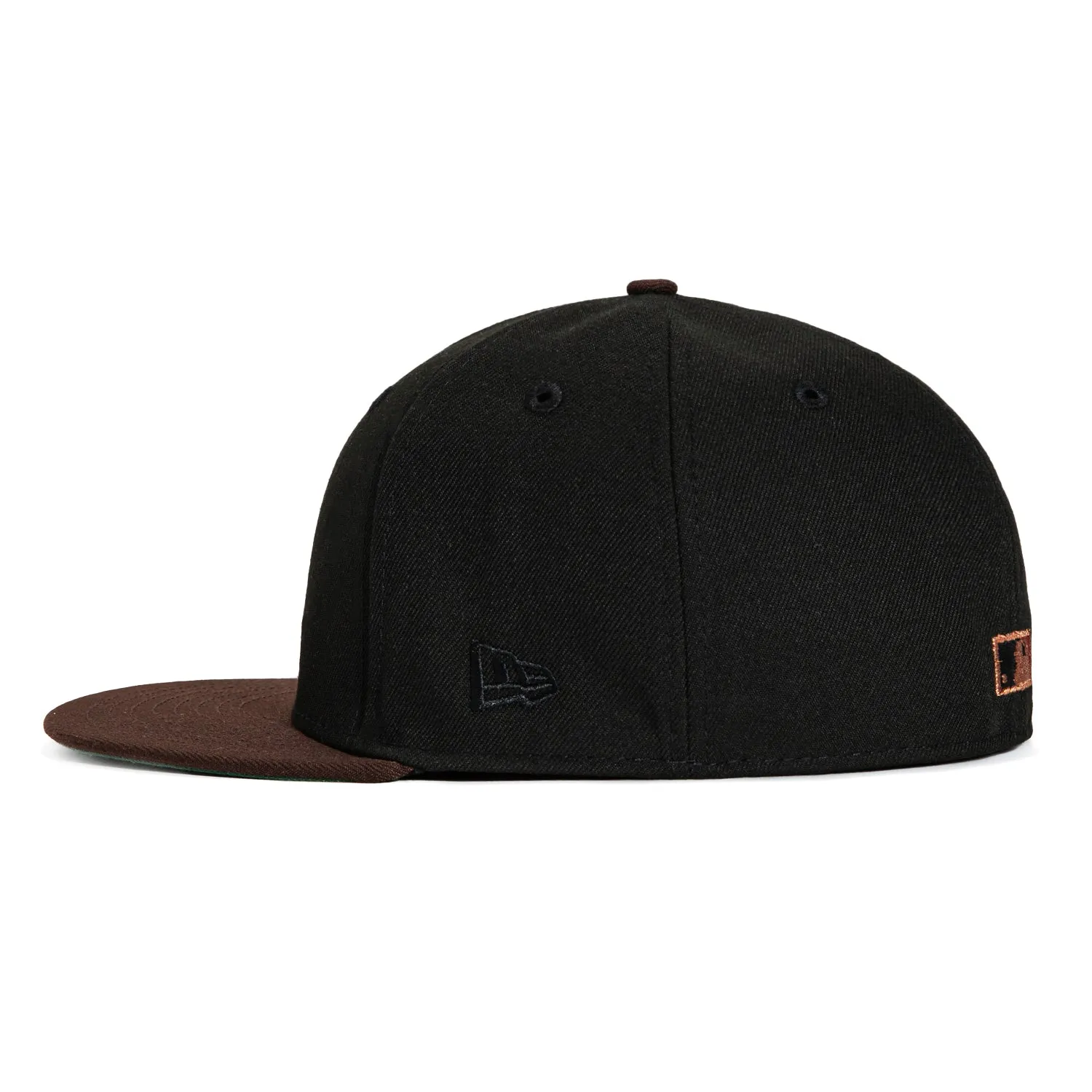 New Era 59Fifty San Francisco Giants 1989 World Series Patch Hat - Black. Brown