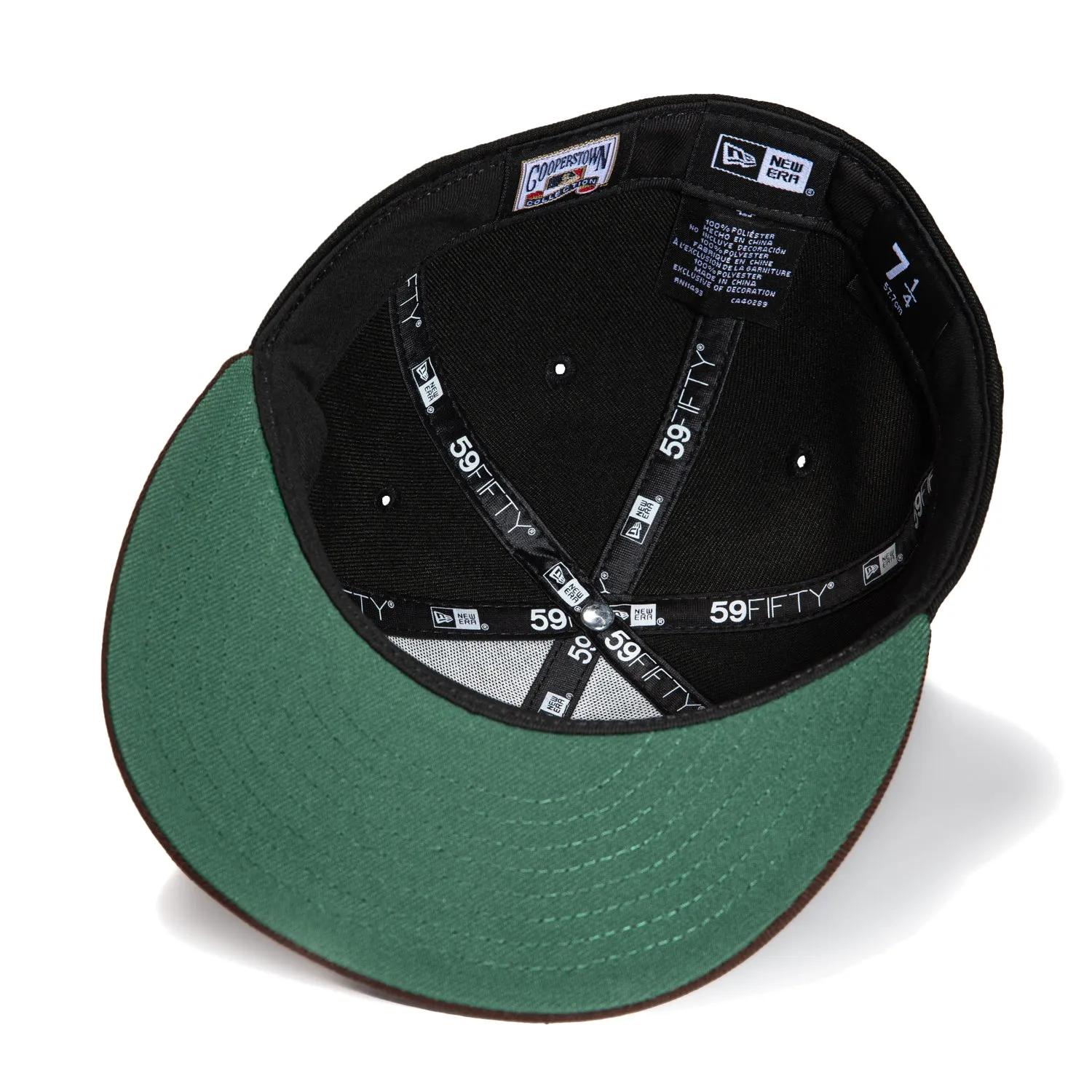New Era 59Fifty San Francisco Giants 1989 World Series Patch Hat - Black. Brown