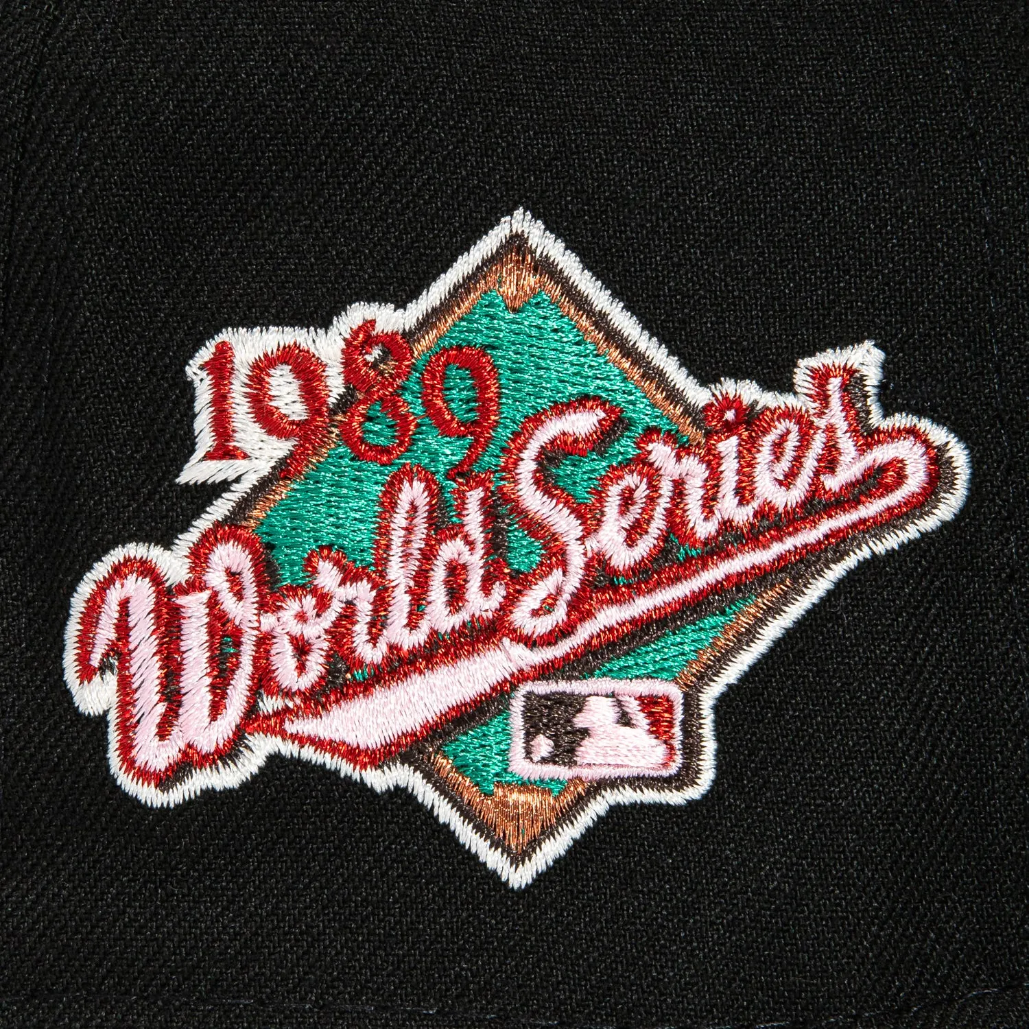 New Era 59Fifty San Francisco Giants 1989 World Series Patch Hat - Black. Brown