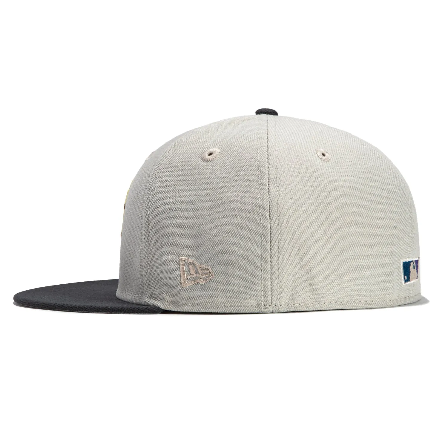 New Era 59Fifty San Francisco Giants 2007 All Star Game Patch Cascade Hat - Stone. Graphite