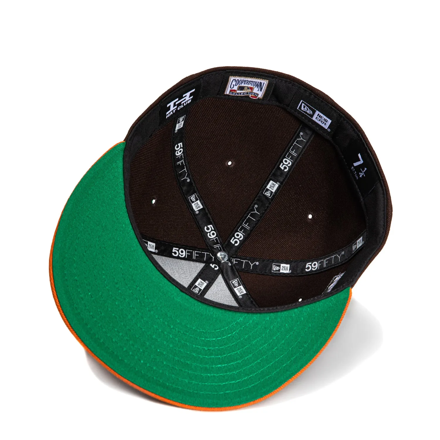 New Era 59Fifty San Francisco Giants 2007 All Star Game Patch Word Hat - Brown. Burnt Orange