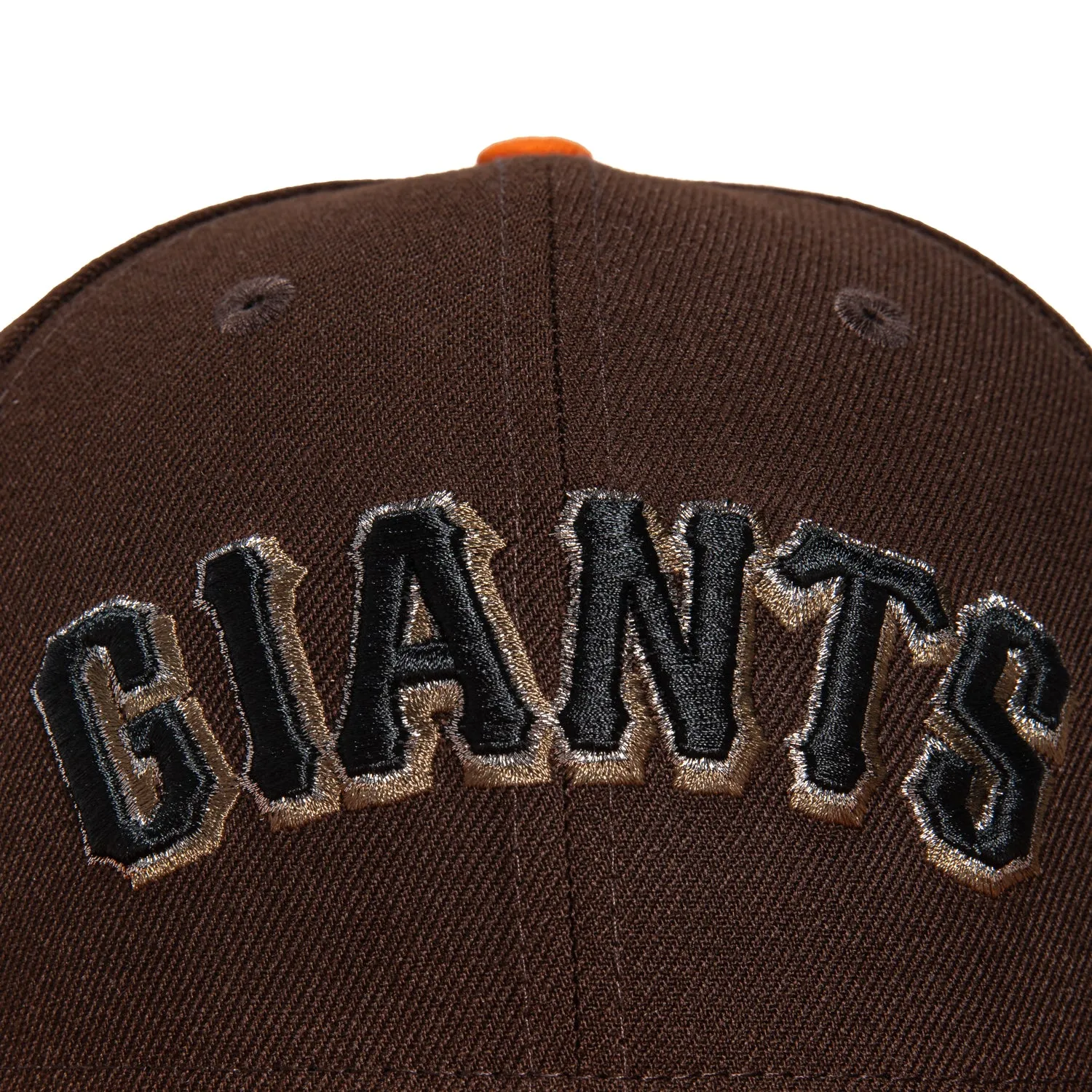 New Era 59Fifty San Francisco Giants 2007 All Star Game Patch Word Hat - Brown. Burnt Orange