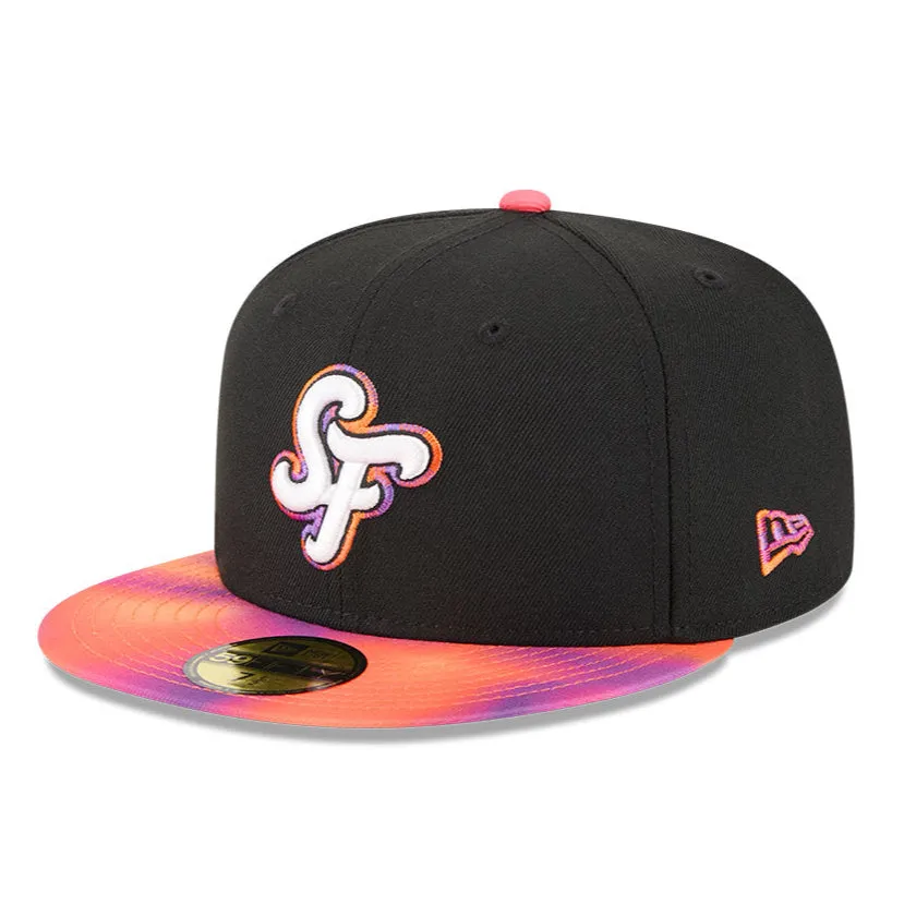 New Era 59Fifty San Francisco Giants 2025 City Connect Game Hat - Black, Orange, Purple