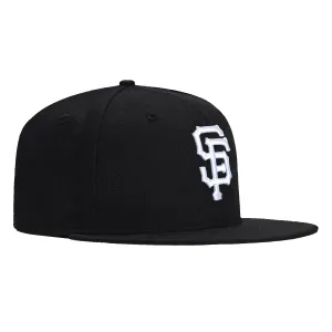 New Era 59Fifty San Francisco Giants Hat - Black. White