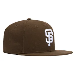 New Era 59Fifty San Francisco Giants Hat - Brown, White