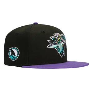 New Era 59Fifty San Jose Sharks Logo Patch Hat - Black, Purple