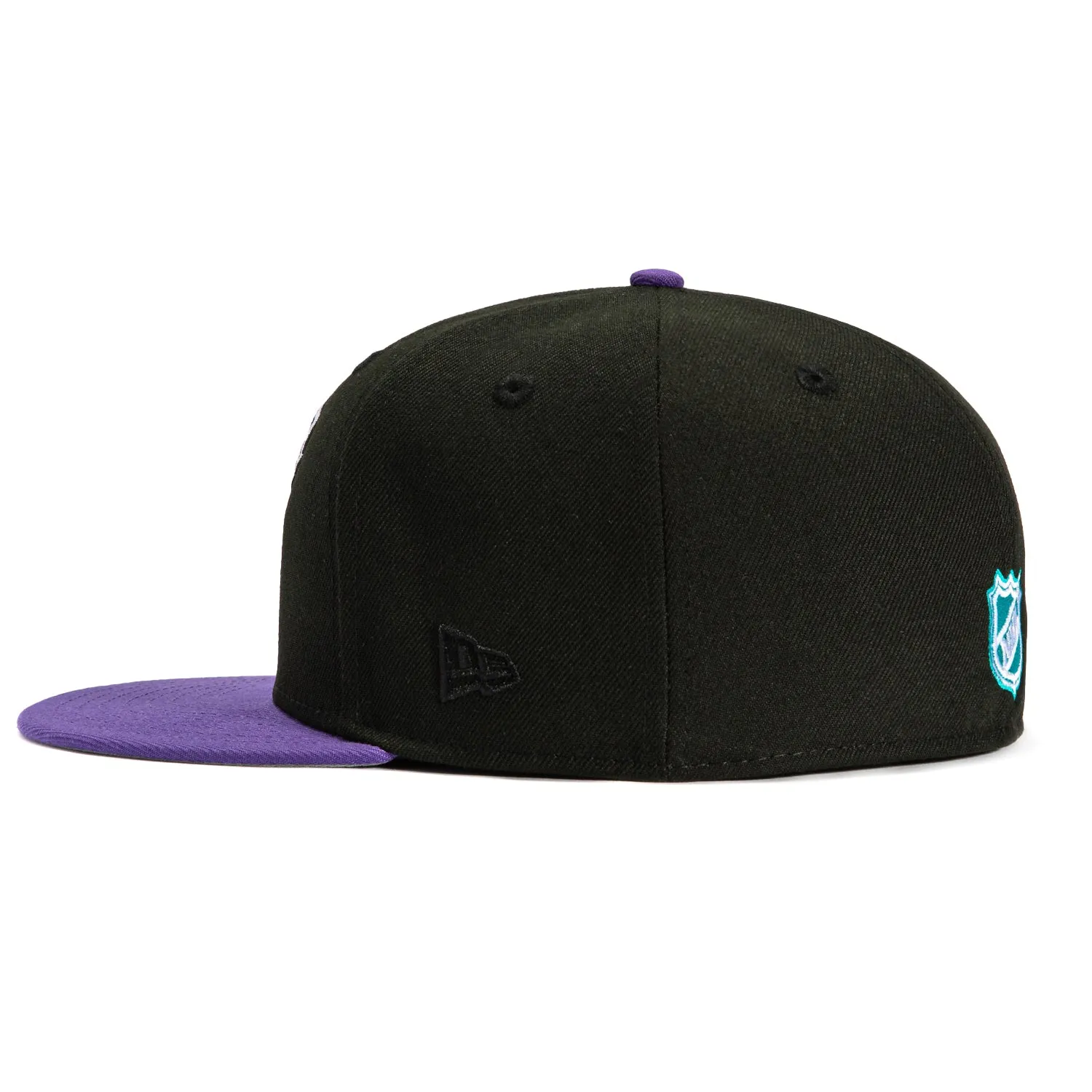 New Era 59Fifty San Jose Sharks Logo Patch Hat - Black, Purple