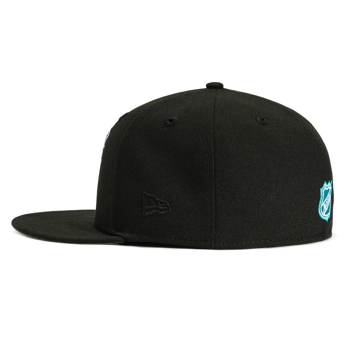 New Era 59Fifty San Jose Sharks Logo Patch Hat - Black
