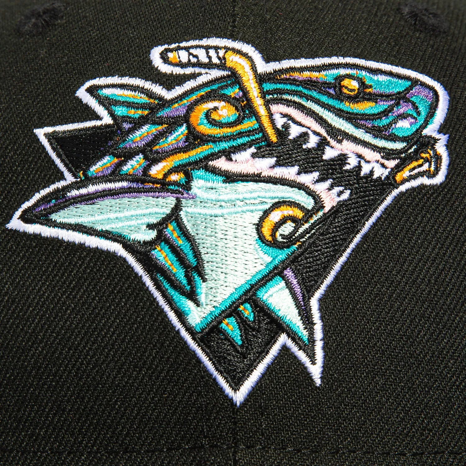New Era 59Fifty San Jose Sharks Logo Patch Hat - Black