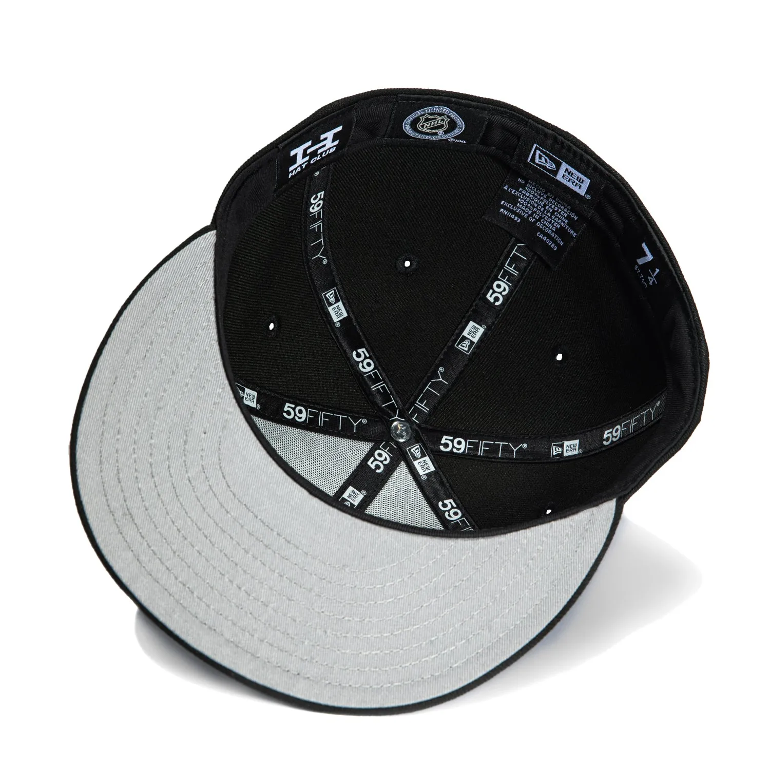 New Era 59Fifty San Jose Sharks Logo Patch Hat - Black