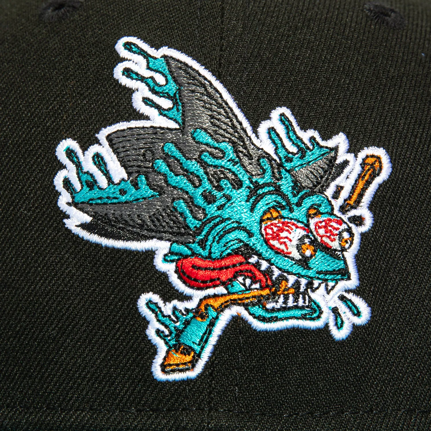 New Era 59Fifty San Jose Sharks Santa Cruz Hat - Black, Teal