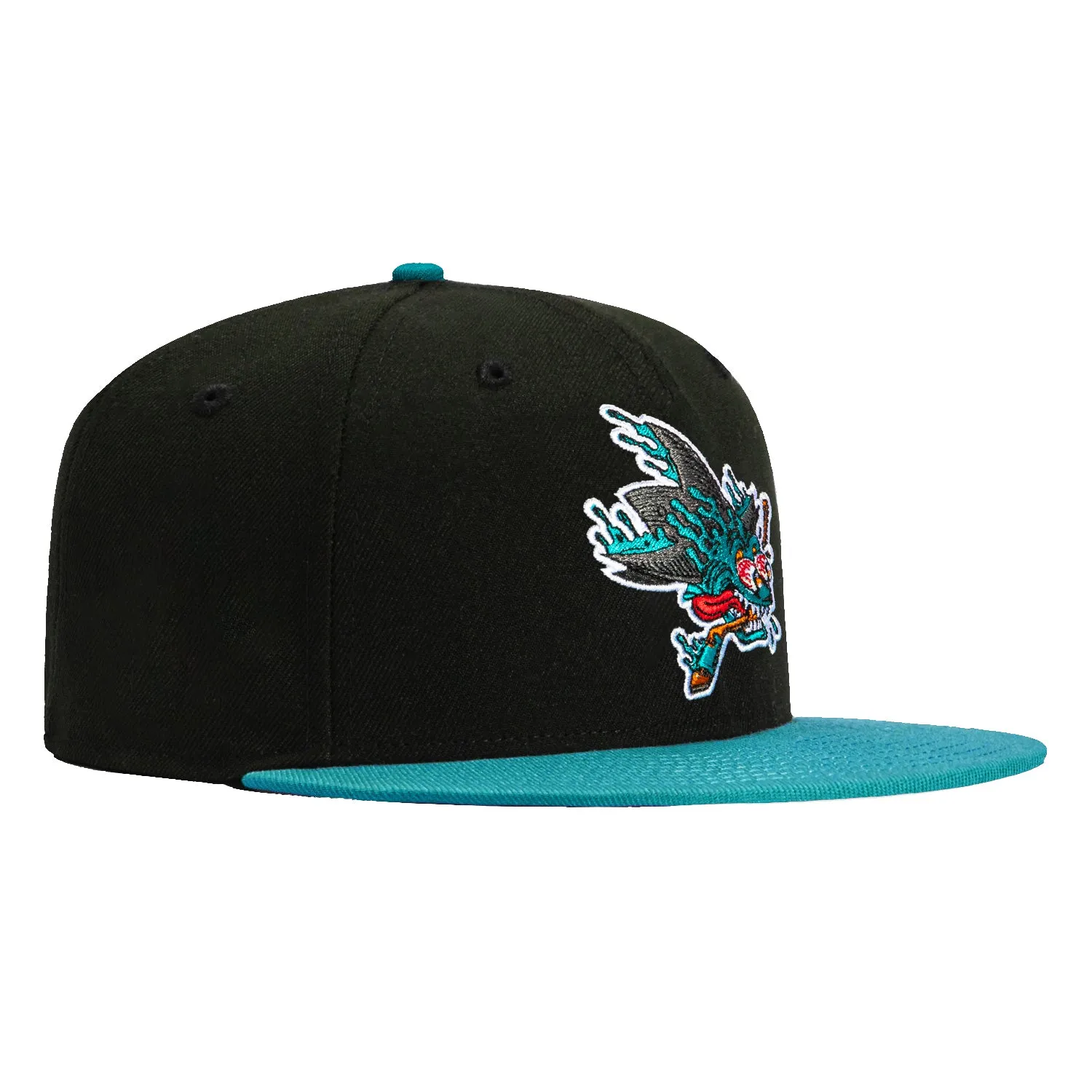 New Era 59Fifty San Jose Sharks Santa Cruz Hat - Black, Teal