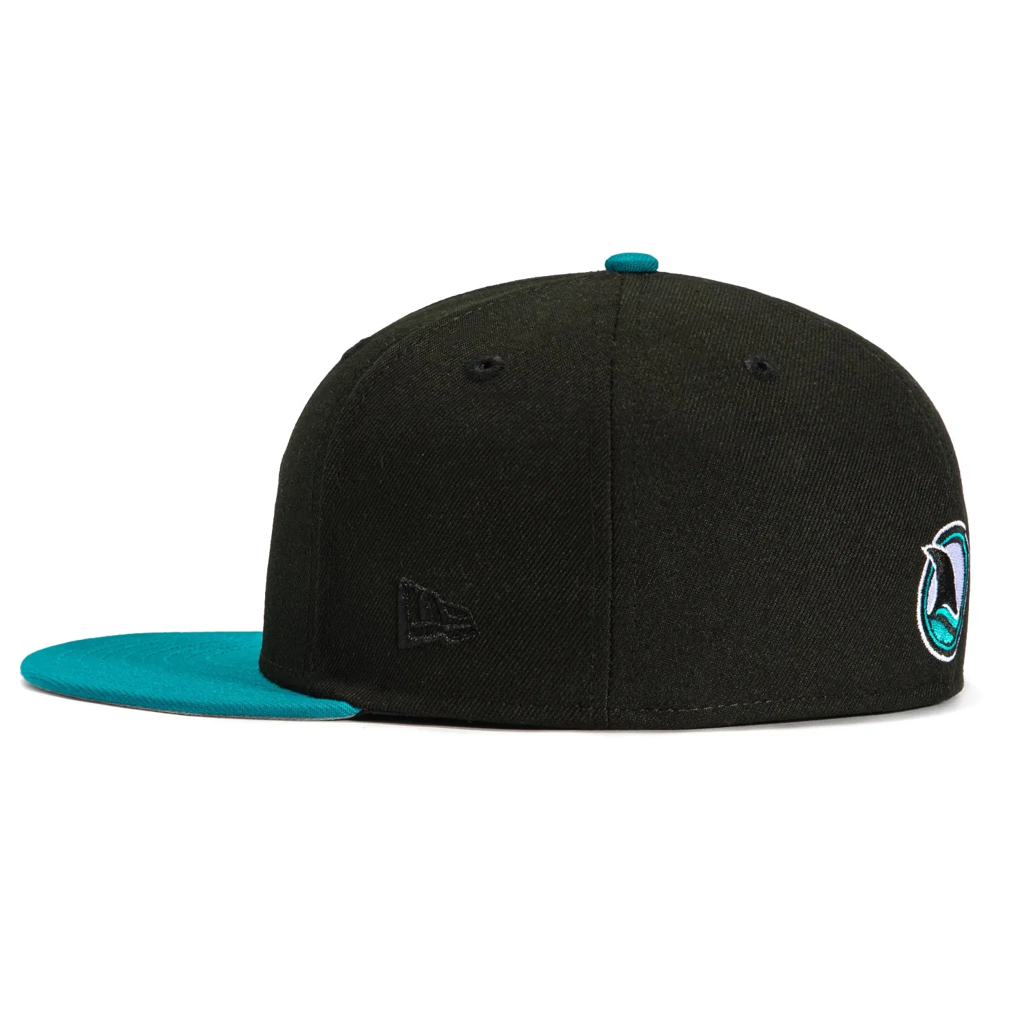 New Era 59Fifty San Jose Sharks Santa Cruz Hat - Black, Teal
