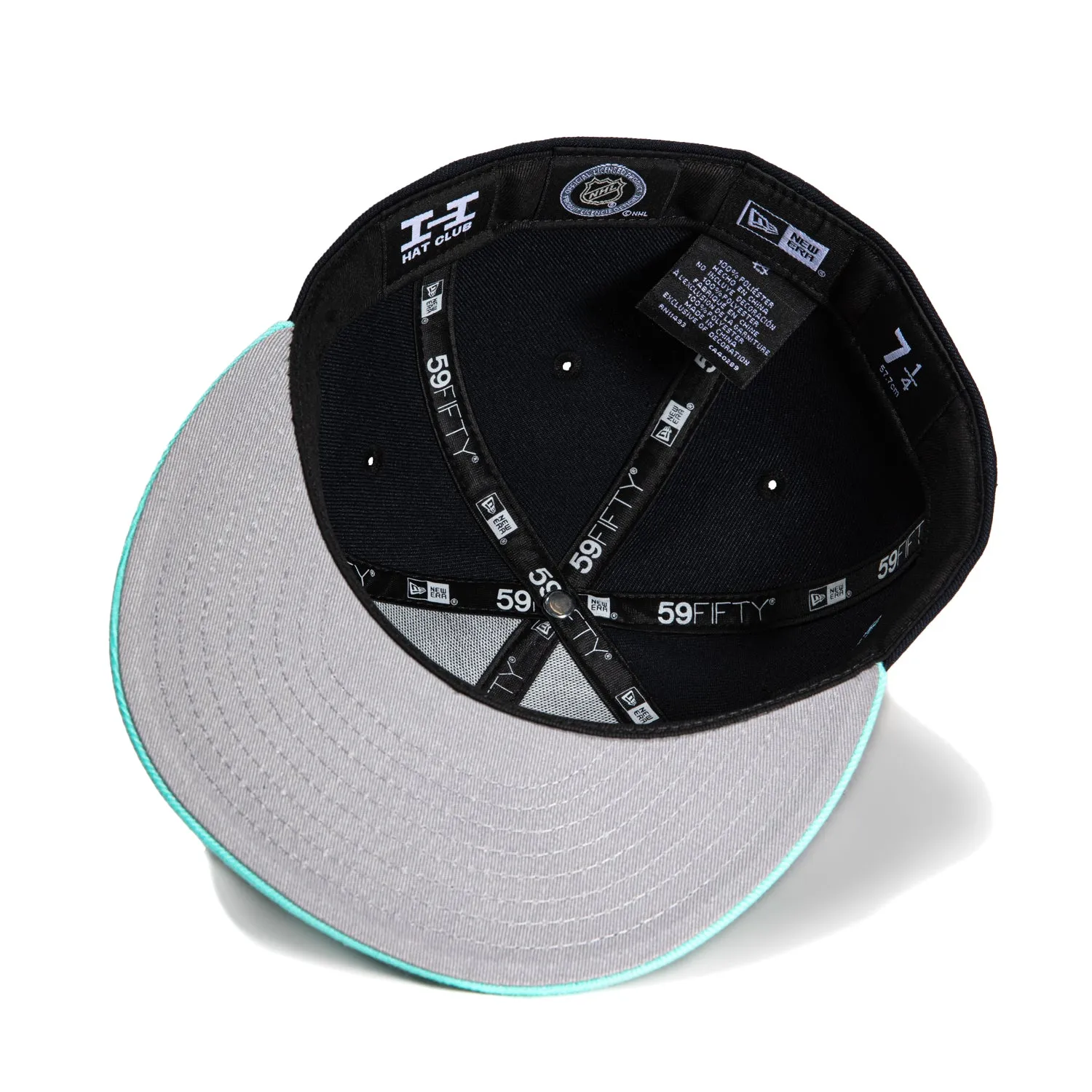 New Era 59Fifty Seattle Kraken Inaugural Patch Hat - Navy. Mint