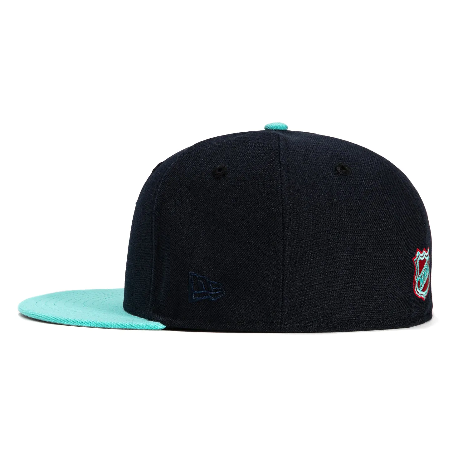 New Era 59Fifty Seattle Kraken Inaugural Patch Hat - Navy. Mint